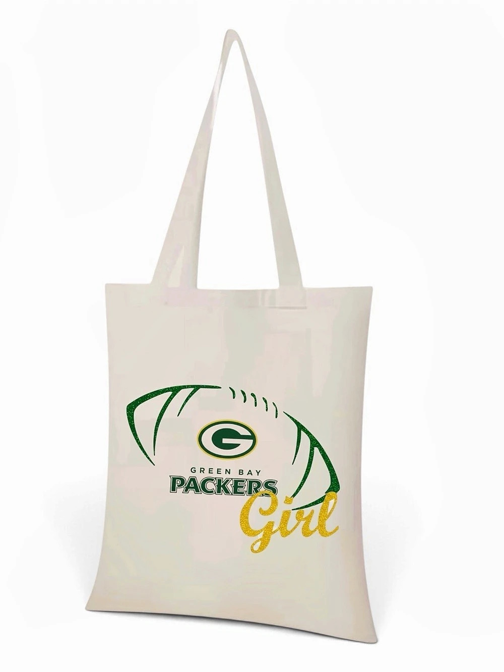 NFL Team Girl Graphic Tote Bag by pinkie